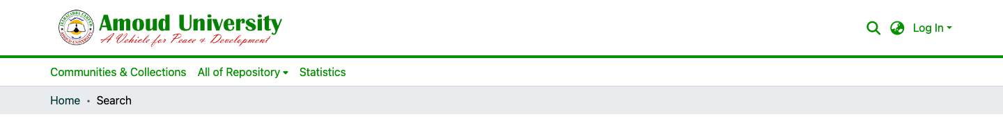 The repository search bar with a query entered